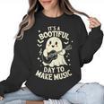 It's A Bootiful Day To Make Music Halloween Music Teacher Women Crewneck Sweatshirt, trending gift It's A Bootiful Day To Make Music Halloween Music Teacher Women Crewneck Sweatshirt, trending gift