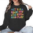Its A Good Day To Run And Play PE Teacher Physical Education Women Crewneck Sweatshirt, Pe Teacher Gifts, trending gift Its A Good Day To Run And Play PE Teacher Physical Education Women Crewneck Sweatshirt, Pe Teacher Gifts, trending gift