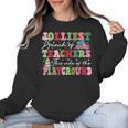 Jolliest Bunch Of Teachers This Side Of The Playground X-Mas Women Crewneck Sweatshirt, trending gift