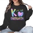 K Is For Kindergarten Teacher Tie Dye Back To School Kinder Women Crewneck Sweatshirt, trending gift K Is For Kindergarten Teacher Tie Dye Back To School Kinder Women Crewneck Sweatshirt, trending gift