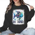 Be Kind Rainbow Fish Teacher Life Back To School Teaching Men Women Women Crewneck Sweatshirt, trending gift Be Kind Rainbow Fish Teacher Life Back To School Teaching Men Women Women Crewneck Sweatshirt, trending gift