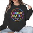 Kindergarten Crew Funy Back To School Teachers Kids Students Women Crewneck Sweatshirt, trending gift