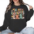 In My Kindergarten Era Retro Back To School Teacher Student Women Crewneck Sweatshirt, trending gift In My Kindergarten Era Retro Back To School Teacher Student Women Crewneck Sweatshirt, trending gift