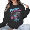 Kindergarten Is My Jam Vintage 80s Boombox Teacher Student Women Crewneck Sweatshirt, trending gift Kindergarten Is My Jam Vintage 80s Boombox Teacher Student Women Crewneck Sweatshirt, trending gift