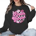 Kindergarten Teacher Women Checkered First Day Of School Women Crewneck Sweatshirt, trending gift