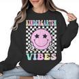 Kindergarten Vibes First Day Of School Kindergarten Teacher Women Crewneck Sweatshirt, trending gift Kindergarten Vibes First Day Of School Kindergarten Teacher Women Crewneck Sweatshirt, trending gift