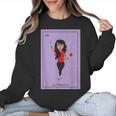 La Maestra Mexican Bingo Card Teacher Lottery Card Women Crewneck Sweatshirt, trending gift La Maestra Mexican Bingo Card Teacher Lottery Card Women Crewneck Sweatshirt, trending gift