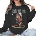 Let's Eat Kids Grammar Werewolf Halloween Teacher Women Crewneck Sweatshirt, trending gift Let's Eat Kids Grammar Werewolf Halloween Teacher Women Crewneck Sweatshirt, trending gift