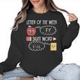 Letter Of The Week Ff Sight Word Teacher Squad Women Crewneck Sweatshirt, trending gift
