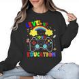 Level Up Your Education Gaming Inspired Teacher Gamers For Men Women Kids Women Crewneck Sweatshirt, trending gift Level Up Your Education Gaming Inspired Teacher Gamers For Men Women Kids Women Crewneck Sweatshirt, trending gift