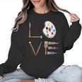 Love Art For Artist Art Teacher Women Crewneck Sweatshirt, trending gift Love Art For Artist Art Teacher Women Crewneck Sweatshirt, trending gift