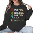 Love Daycare Provider Childcare Teacher Tie Dye Women Crewneck Sweatshirt, trending gift Love Daycare Provider Childcare Teacher Tie Dye Women Crewneck Sweatshirt, trending gift
