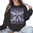 Maestra El Salvador Coquette Bow Hispanic Spanish Teacher Women Crewneck Sweatshirt, trending gift Maestra El Salvador Coquette Bow Hispanic Spanish Teacher Women Crewneck Sweatshirt, trending gift