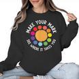 Make Your Mark For a International Dot Day Teacher Dot Lover Women Crewneck Sweatshirt, trending gift