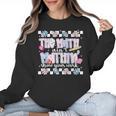 The Math Aint Mathin Meme Show Your Work Floral Math Teacher Women Crewneck Sweatshirt, trending gift
