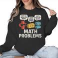 Math Problems Symbols Teacher Back To School Girl Boy Women Crewneck Sweatshirt, trending gift Math Problems Symbols Teacher Back To School Girl Boy Women Crewneck Sweatshirt, trending gift