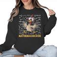 Mathemachicken Chicken Math Teacher Back To School Women Crewneck Sweatshirt, trending gift