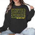 Metaphors Be With You English Teacher Shirts T-Shirt Women Crewneck Sweatshirt, English Teacher Gifts, trending gift