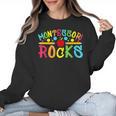 Montessori Rocks Montessori Teacher Back To School Women Crewneck Sweatshirt, trending gift Montessori Rocks Montessori Teacher Back To School Women Crewneck Sweatshirt, trending gift