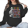 Music Teacher Kid National Hispanic Heritage Month Women Crewneck Sweatshirt, trending gift Music Teacher Kid National Hispanic Heritage Month Women Crewneck Sweatshirt, trending gift