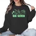 Musical 67 Music Meme Slang Six Seven Music Teacher Women Crewneck Sweatshirt, trending gift Musical 67 Music Meme Slang Six Seven Music Teacher Women Crewneck Sweatshirt, trending gift