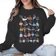 Ocean Animals Alphabet Cute Sea Life ABC Marine Kids Teacher Women Crewneck Sweatshirt, trending gift Ocean Animals Alphabet Cute Sea Life ABC Marine Kids Teacher Women Crewneck Sweatshirt, trending gift