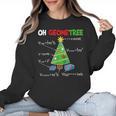 Oh Geometree Christmas Tree Geometry Math Teacher Women Crewneck Sweatshirt, trending gift
