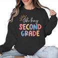 Oh Hey Second Grade First Day Of Teacher Girls Boys Kids Women Crewneck Sweatshirt, First Grade Teacher Gifts, trending gift Oh Hey Second Grade First Day Of Teacher Girls Boys Kids Women Crewneck Sweatshirt, First Grade Teacher Gifts, trending gift