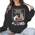 Overworked Underpaid Always Grading Teacher Women Crewneck Sweatshirt, trending gift