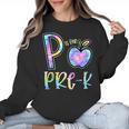 P Is For Pre-K Preschool Teacher Tie Dye Back To School Women Crewneck Sweatshirt, trending gift P Is For Pre-K Preschool Teacher Tie Dye Back To School Women Crewneck Sweatshirt, trending gift