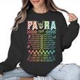 Para Tour Paraprofessional Squad Rock Teacher Back To School Women Crewneck Sweatshirt, trending gift Para Tour Paraprofessional Squad Rock Teacher Back To School Women Crewneck Sweatshirt, trending gift