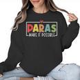 Paras Make It Possible Teacher Paraprofessional Paraeducator Women Crewneck Sweatshirt, trending gift