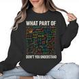 What Part Of Don't You Understand Math Teacher Women Crewneck Sweatshirt, trending gift What Part Of Don't You Understand Math Teacher Women Crewneck Sweatshirt, trending gift