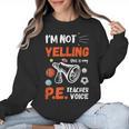 PE Teacher Voice PE Teacher School Fitness Class Women Crewneck Sweatshirt, Pe Teacher Gifts, trending gift PE Teacher Voice PE Teacher School Fitness Class Women Crewneck Sweatshirt, Pe Teacher Gifts, trending gift