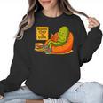 Pickle Reading Books Bookworm Teacher Librarian Kids Retro Women Crewneck Sweatshirt, trending gift Pickle Reading Books Bookworm Teacher Librarian Kids Retro Women Crewneck Sweatshirt, trending gift