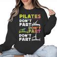Pilates Instructor Teacher Watercolor Pilates Don't Fart Men Women Kids Women Crewneck Sweatshirt, trending gift Pilates Instructor Teacher Watercolor Pilates Don't Fart Men Women Kids Women Crewneck Sweatshirt, trending gift