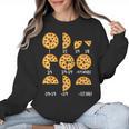 Pizza Slice Fraction Math Teacher Back To School Educational Women Crewneck Sweatshirt, trending gift