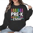 Pre-K Crew Teacher Team Squad Hello Back School Graduation Women Crewneck Sweatshirt, trending gift Pre-K Crew Teacher Team Squad Hello Back School Graduation Women Crewneck Sweatshirt, trending gift