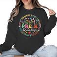 Pre-K Dream Team Back To School Teacher Flower Women Crewneck Sweatshirt, trending gift