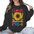 Pre School Teacher Pre-K Teacher Women Crewneck Sweatshirt, trending gift Pre School Teacher Pre-K Teacher Women Crewneck Sweatshirt, trending gift