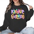Preppy Kindergarten First Day Of School Teachers Girls Boys Women Crewneck Sweatshirt, trending gift