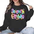 Preppy Seventh Grade Back To School 7th Grade Teachers Girls Women Crewneck Sweatshirt, trending gift Preppy Seventh Grade Back To School 7th Grade Teachers Girls Women Crewneck Sweatshirt, trending gift