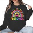 Preschool Rainbow Girls Boys Kids Teacher Back To School Women Crewneck Sweatshirt, trending gift Preschool Rainbow Girls Boys Kids Teacher Back To School Women Crewneck Sweatshirt, trending gift