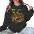 Pumpkin Music Notes Fall Teacher Autumn Halloween Women Crewneck Sweatshirt, trending gift