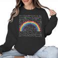 Rainbow Math Equation Teacher Nerd Retro LGBT Gay Pride Flag Women Crewneck Sweatshirt, trending gift Rainbow Math Equation Teacher Nerd Retro LGBT Gay Pride Flag Women Crewneck Sweatshirt, trending gift