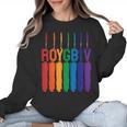 Rainbow Roygbiv Kids Artist Costume Art Teacher Women Crewneck Sweatshirt, trending gift Rainbow Roygbiv Kids Artist Costume Art Teacher Women Crewneck Sweatshirt, trending gift