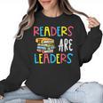 Readers Are Leaders Reading Book Lover Teacher Women Men Kid Women Crewneck Sweatshirt, trending gift
