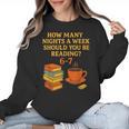 Reading 67 Meme English Teacher 6 7 Book Lover Humor Women Crewneck Sweatshirt, English Teacher Gifts, trending gift
