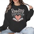 Reading Intervention Teacher Women Crewneck Sweatshirt, trending gift Reading Intervention Teacher Women Crewneck Sweatshirt, trending gift