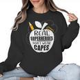 Real Superheroes Wear No Capes Teacher Design Teach Women Crewneck Sweatshirt, trending gift Real Superheroes Wear No Capes Teacher Design Teach Women Crewneck Sweatshirt, trending gift